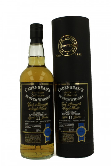 BOWMORE 11yo 1997 2008 70cl 56.7% Cadenhead's - Authentic Collection