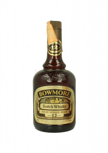BOWMORE 12 Years Old - Bot.70's-80's 75cl 43% DUMPY