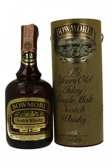 BOWMORE 12 years Old Bot.80's 75cl 43% OB - Dumpy