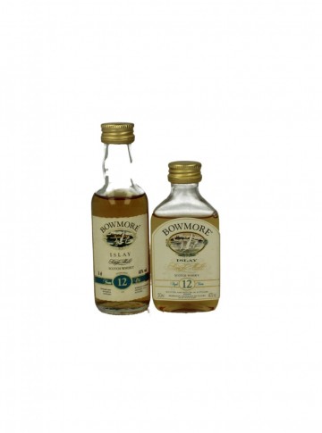 BOWMORE 12YO 5CL 5 RARE MINIATURES