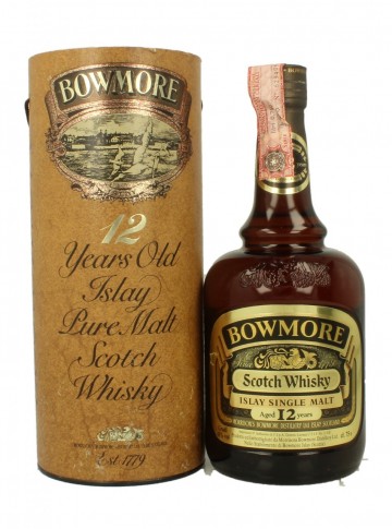 BOWMORE 12yo Bot.90's 75cl 43% OB - Dumpy