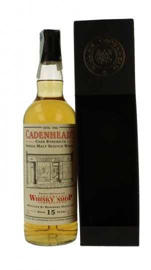 BOWMORE 15 years old 70cl 57.1% Cadenhead's - Whisky Shop Campbeltown