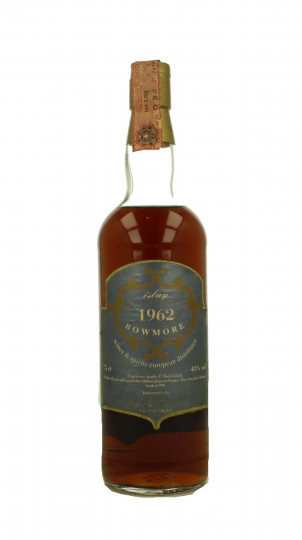 BOWMORE 1962 75cl 43% Moon Import Very  very Rare bottle n. 115
