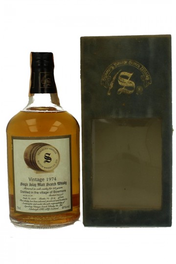 BOWMORE 23yo 1974 1997 70cl 49% Signatory