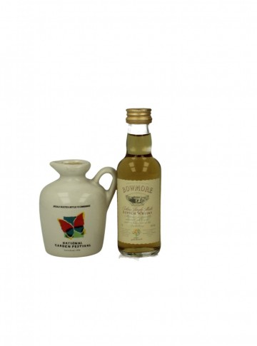 BOWMORE  5CL 2 RARE MINIATURES GARDEN FESTIVAL