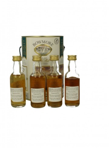 BOWMORE  5CL 4 RARE MINIAUTURES USA IMPORT 