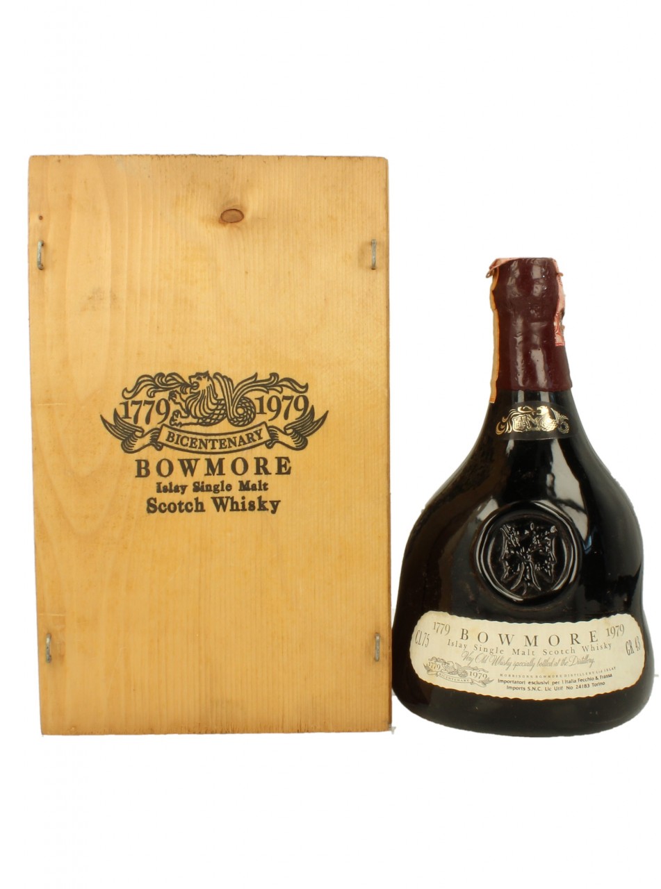 セール中！BOWMORE 1979 シングルモルトウイスキー 75cl 43% 1979年以降流通、ボウモア（BOWMORE）デラックス（DELUX）1,000
