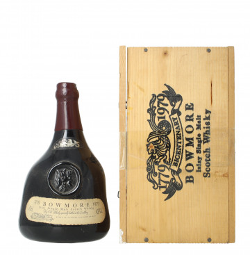BOWMORE BICENTENARY Islay Scotch Whisky 1979 75cl 43% OB -
