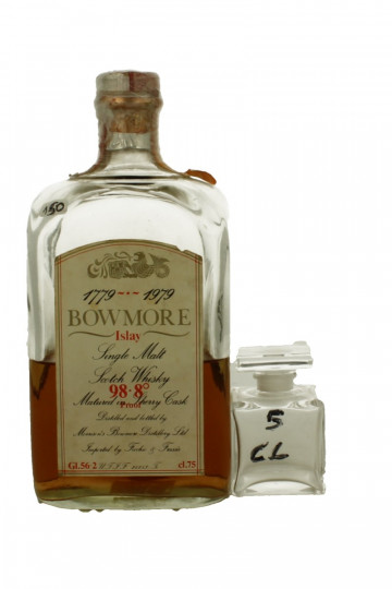 Bowmore Bicentenary Single cask    SAMPLE 1979 5cl 56.2% Ob- Fecchio Import SAMPLE 5 CL AMAZING WHISKY  !!!! IS NOT A FULL BOTTLE BUT SAMPLE
