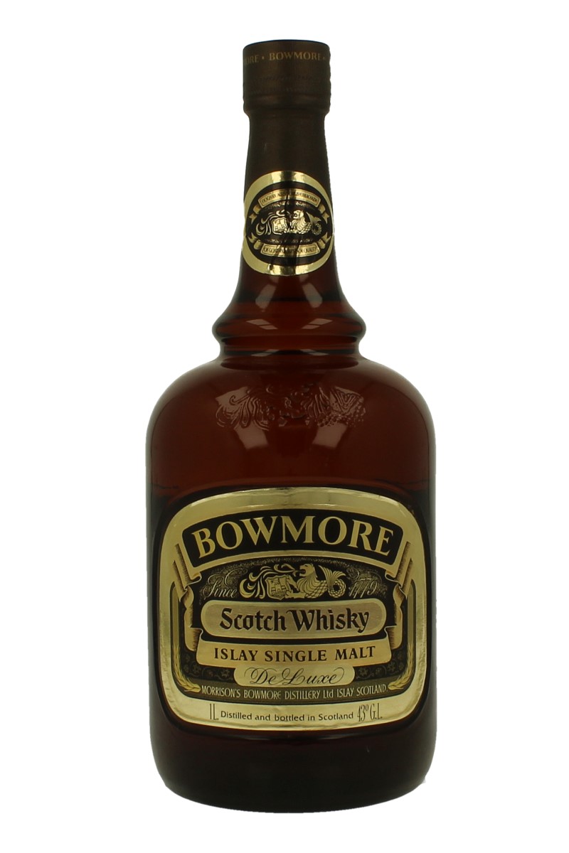 BOWMORE de luxe Islay Malt Bot 70-80's 100cl 43% OB - - Products