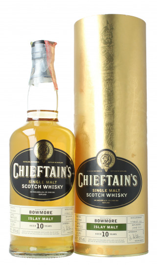 Bowmore Islay Scotch Whisky 10 Year old 1991 2001 70cl 43% Chieftain's cask 624-633