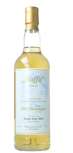 Bowmore Islay  Scotch Whisky 12 year old 1991 70cl 46% Kruger for Baffo