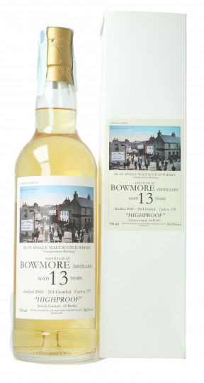 Bowmore Islay  Scotch Whisky 13 year old 2000 2014 70cl 58.9% Hidden Spirits -