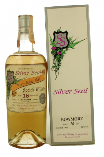 Bowmore Islay Scotch Whisky 16 Years Old 1985 70cl 50% Silver Seal