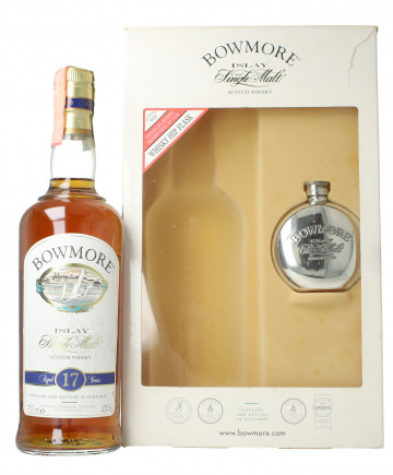 Bowmore Islay  Scotch Whisky 17 years old Bot in The 90's 70cl 40% Gift Box
