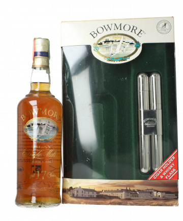 Bowmore Islay  Scotch Whisky 17 years old Bot in The 90's 70cl 40% Gift Box