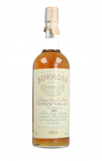 Bowmore Islay  Scotch Whisky 1969 75cl 43% OB-Sherry Cask