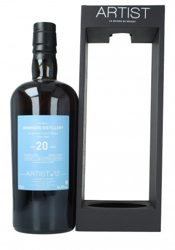 Bowmore Islay Scotch Whisky 20 year old 2001 2022 70cl 54.8% LMDW Artist cask 102