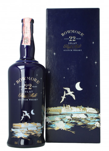 Bowmore Islay Scotch Whisky 22 Year Old 75cl 43% OB-The Gulls