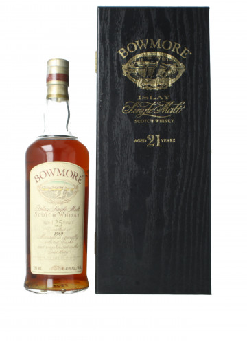 Bowmore Islay Scotch Whisky 25 Years old 1969 75cl 43% OB- Wrong Box