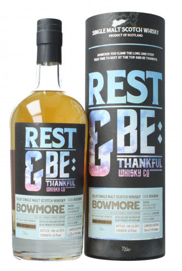 Bowmore Islay Scotch Whisky 30 year old 1985 2015 70cl 43.9% Rest & be Thankful Whisky Company