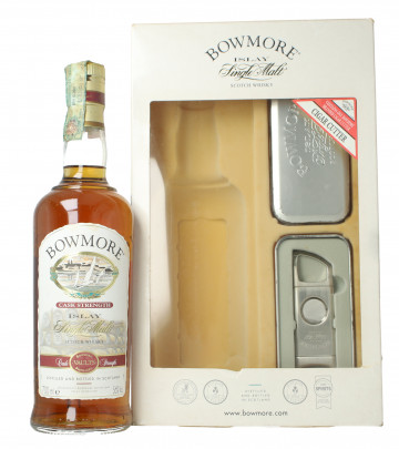 Bowmore Islay  Scotch Whisky Bot in The 90's 70cl 56% OB-Cask Strength Gift Box