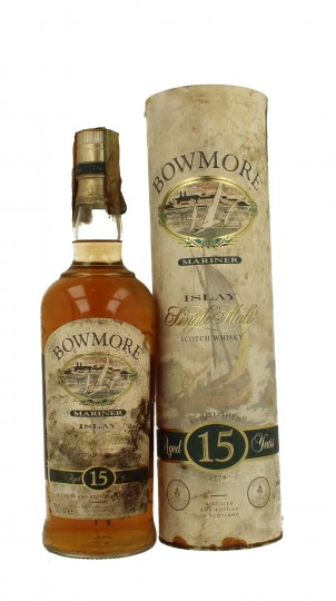 BOWMORE Mariner 15yo Bot in The 90's 70cl 43% OB-bad label