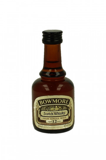 Bowmore Miniatures 12 Years Old - Bot.70-80's 5x5cl Dumpy