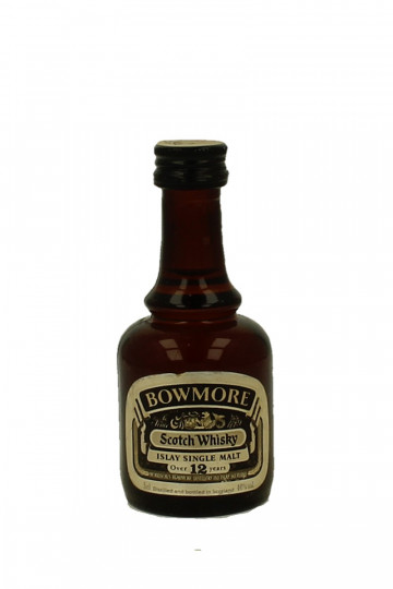 Bowmore Miniatures 12 Years Old - Bot.70-80's 5x5cl Dumpy