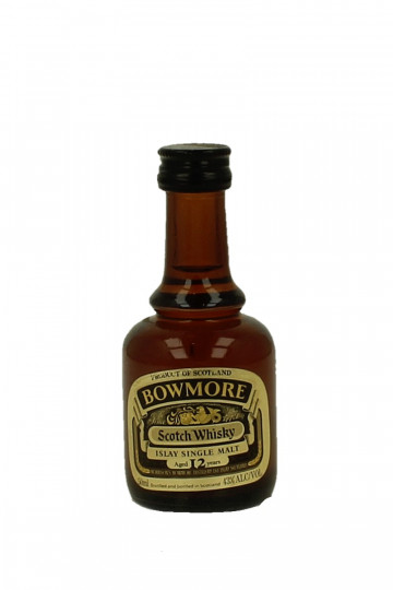 Bowmore Miniatures 12 Years Old - Bot.70-80's 5x5cl Dumpy