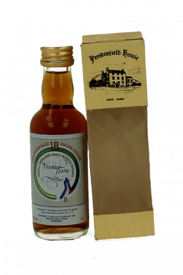 Bowmore Miniatures 3x5cl The Prestonfield House- Signatory Glendronach 1970-2x Bowmore 1972