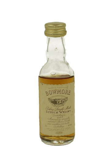 Bowmore Miniatures - Bot.70-80's 3x5cl 2x 1965 and Garden festival