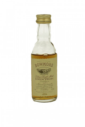 Bowmore Miniatures - Bot.70-80's 3x5cl 2x 1965 and Garden festival