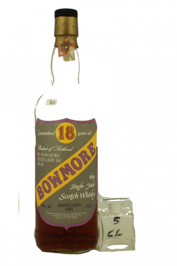 Bowmore     SAMPLE 18 Years Old 1971 5cl 40% Sestante  - SAMPLE 5 CL AMAZING WHISKY  !!!! IS NOT A FULL BOTTLE BUT SAMPLE