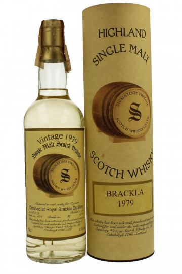 BRACKLA 17yo 1979 1996 70cl 43% Signatory  - cask 1616