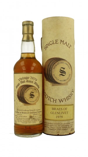 Braes Of Glenlivet 15 years old 1979 1995 70cl 43% Signatory  - cask 16042-43