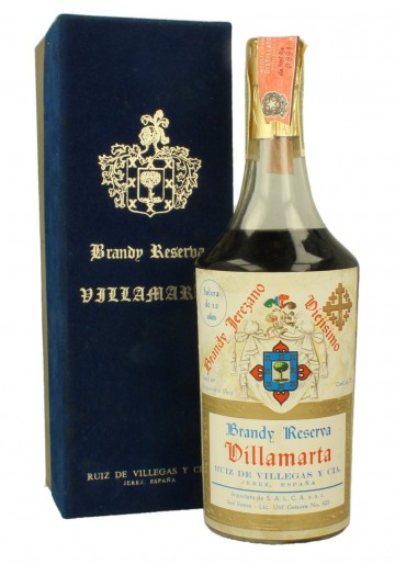 BRANDY RESERVE VILLAMARTA JEREZ 12YO 75CL 40% VERY OLD BOTTLE