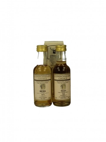 BRORA G&M 5CL 40% 2 VERY RARE MINIATURES  1972-1982