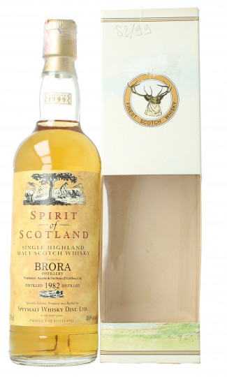 Brora Highland  Scotch Whisky 1982 1999 70cl 40% Speymalt -