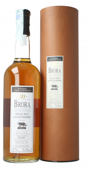 Brora Highland  Scotch Whisky 30 Year old 2007 edition 70cl 55.7%