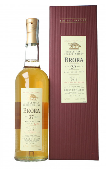 Brora Highland  Scotch Whisky 37 Year old 2015 edition 70cl 50.4%