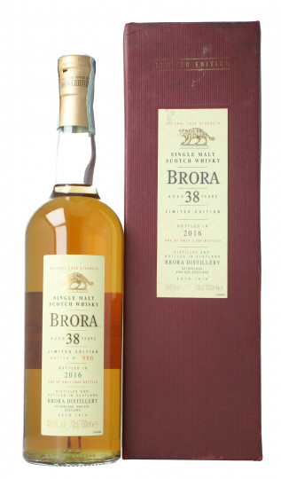 Brora Highland  Scotch Whisky 38 Year old 2016 edition 70cl 48.6% Box damaged