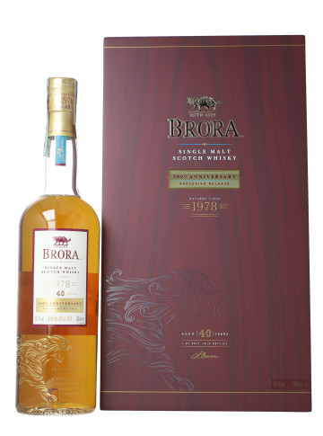 Brora Highland  Scotch Whisky 40 Year old 1978 70cl 49.2% 200th Anniversary