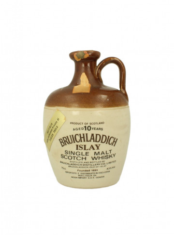 BRUICHLADDICH 10yo Bot.70's 75cl 43% OB - Ceramic Moon Imp.