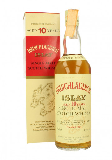 BRUICHLADDICH 10yo Bot in The 80's 75cl 43% OB Moon Imp.