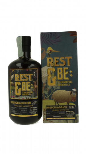 BRUICHLADDICH 20 Years Old 2002 70cl 57.1% Rest & be Thankful Whisky Company