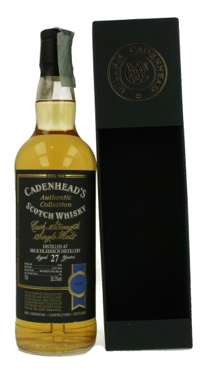 BRUICHLADDICH 27 Years old 1988 2016 70cl 50.2% Cadenhead's - Authentic Collection
