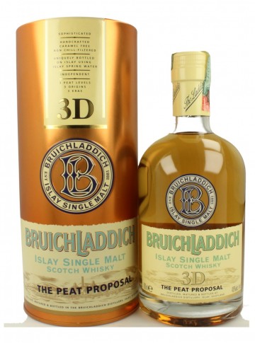 BRUICHLADDICH  3D Peat Proposal Bot.2004 70cl 46% OB