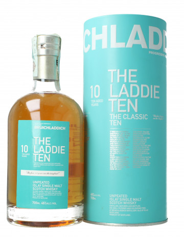 Bruichladdich Islay  Scotch Whisky 10 year old 70cl 46% Ob-The laddie