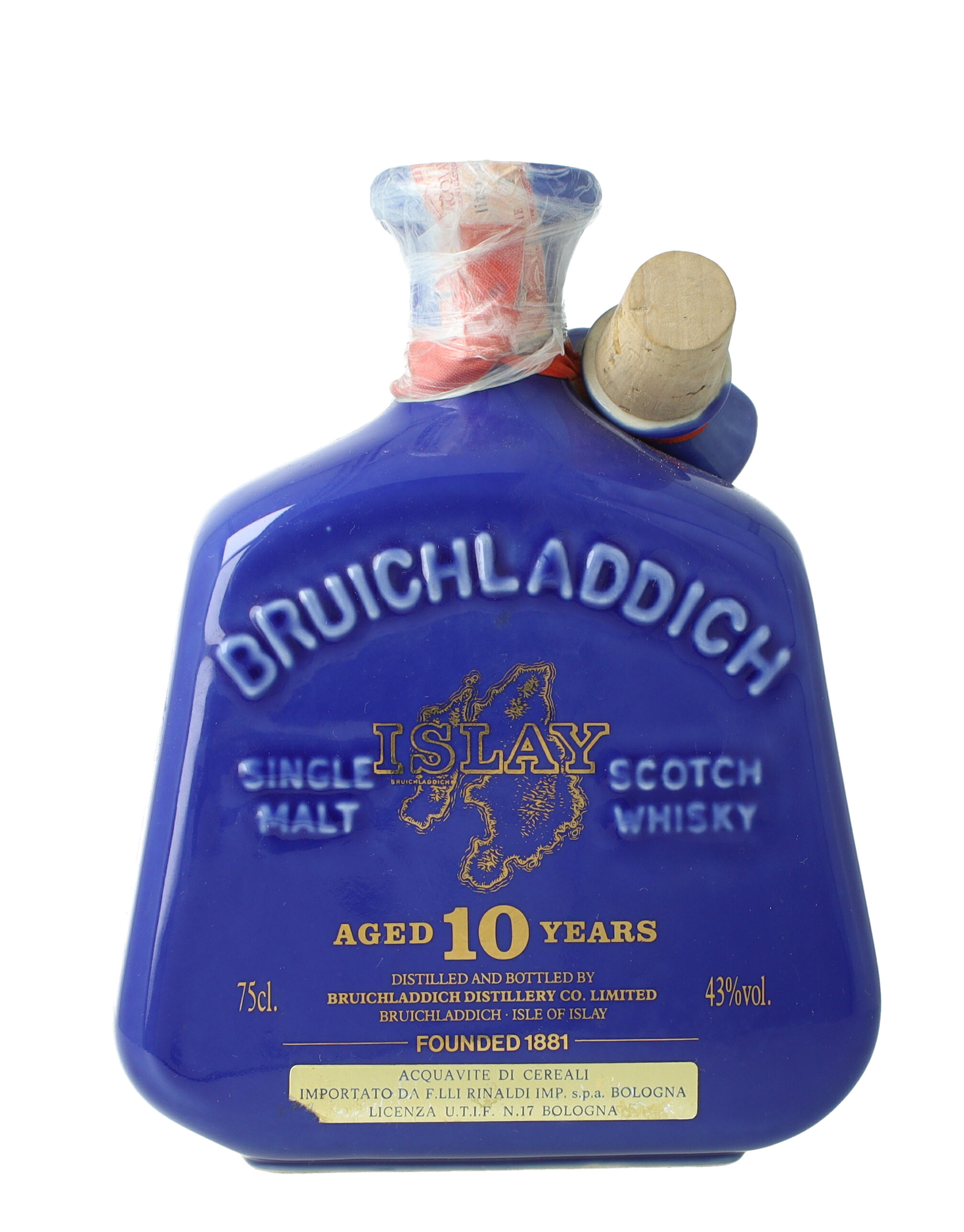 洋楽 llica The 10 Years Collection Bruichladdich Islay Scotch Whisky 10 Year Old - Bot.80's 75cl 43